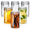 16 oz Glass Jars with Airtight Lids 6 Pack P861664