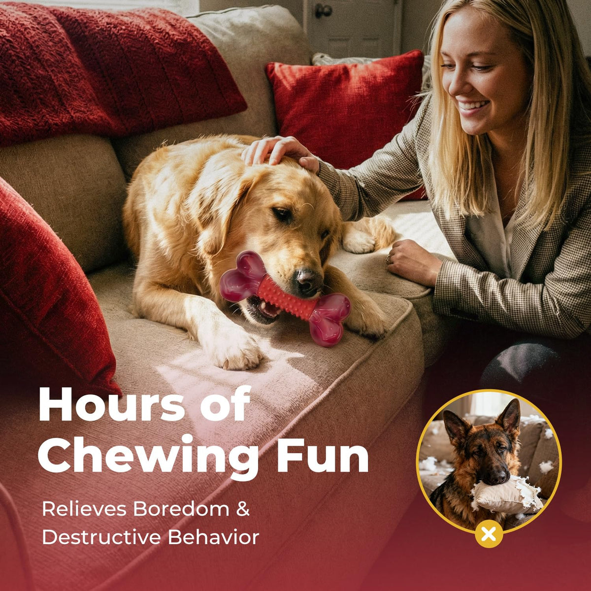 Beef Flavored Dog Chew Toys E756