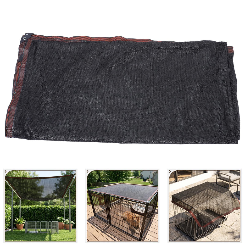 Outdoor Dog Kennel Cover 95% Shade Cloth Waterproof 10x10ft P72369