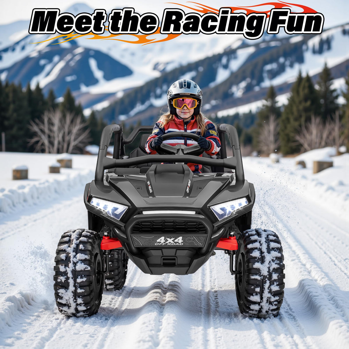 24V 2 Seater Off-Road UTV Ride on Car with Remote Control J855576