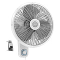 16" 3-Speed Oscillating Wall Mount Fan W7683
