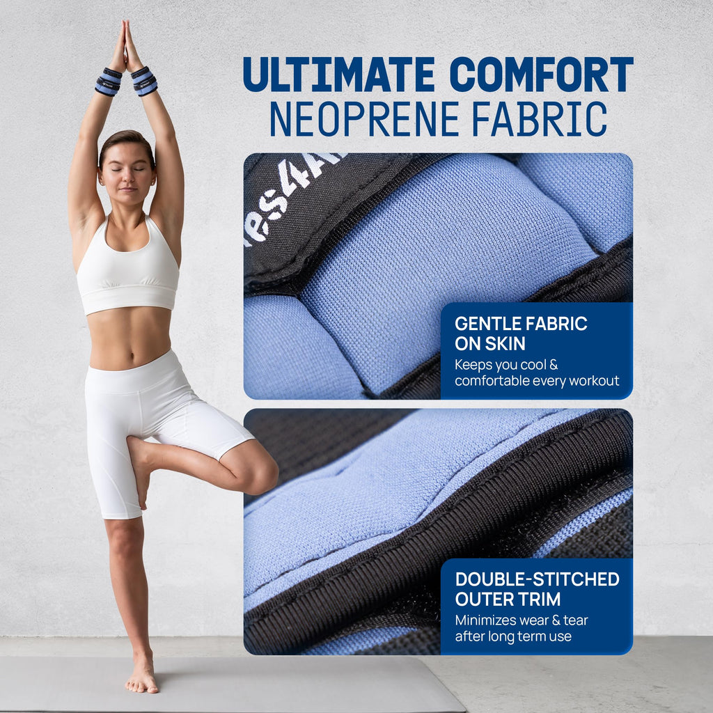 Adjustable Wrist & Ankle Weights 3.5/5 LB Pair A223