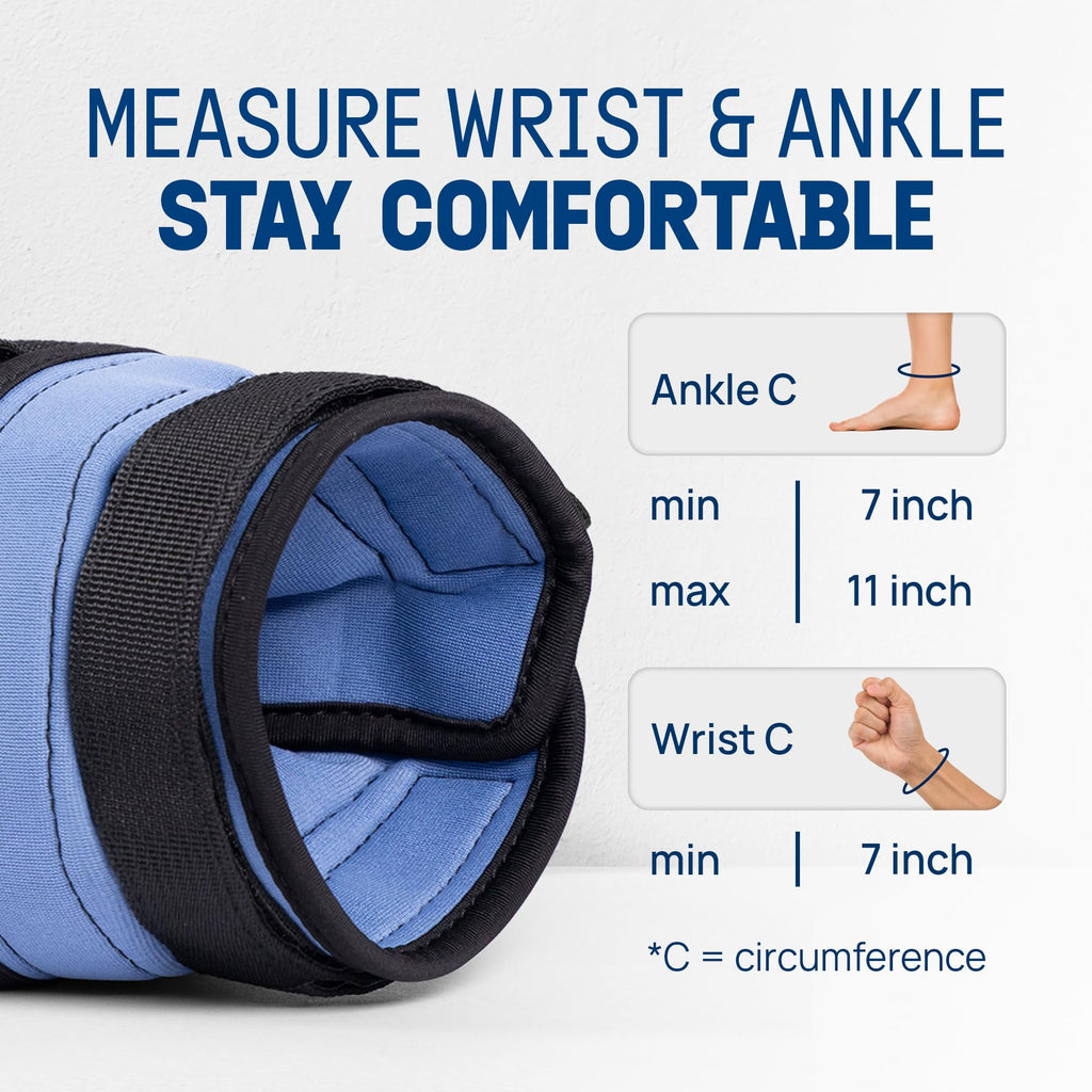 Adjustable Wrist & Ankle Weights 3.5/5 LB Pair A223