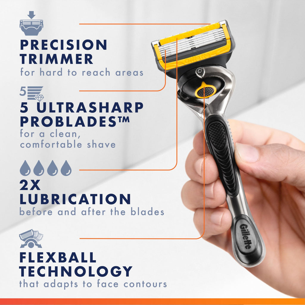5-Blade Razor with Precision Trimmer B9603