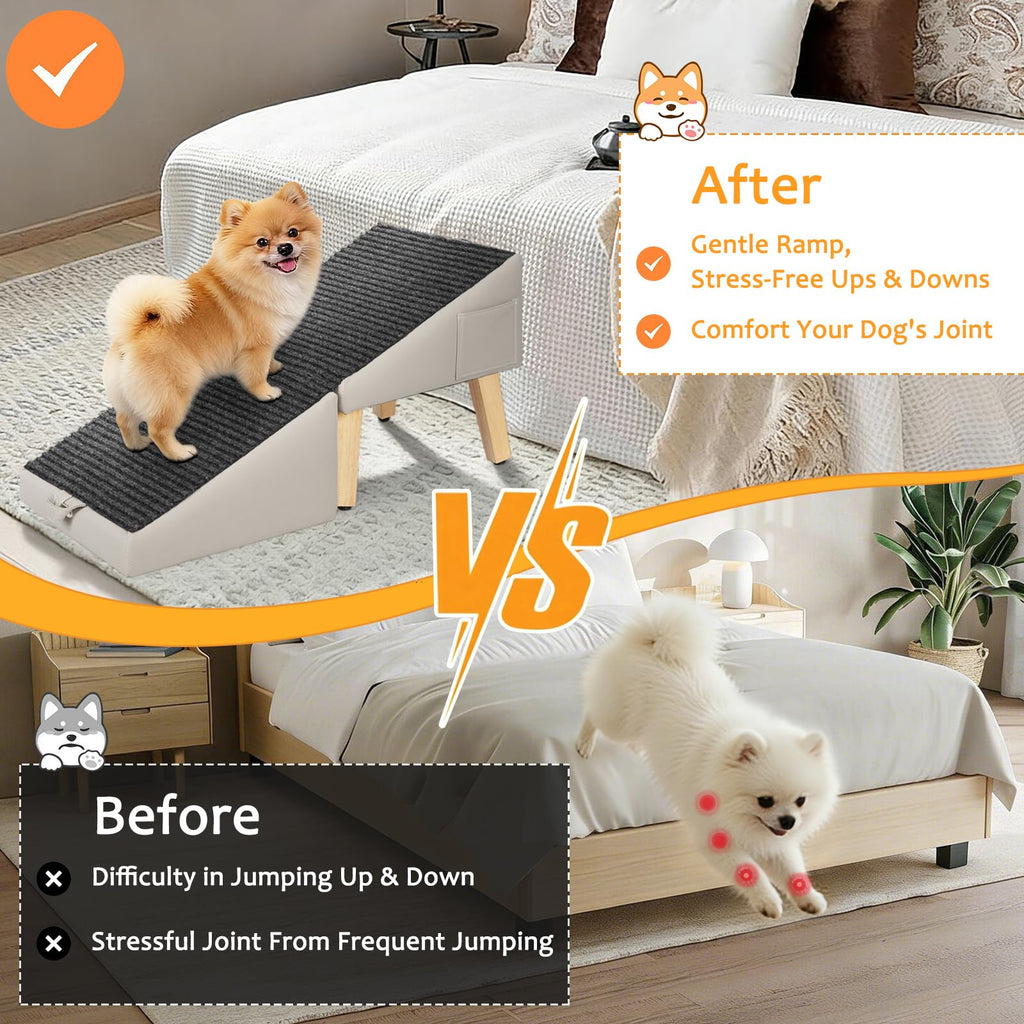 Gray Foldable Dog Ramp S973824