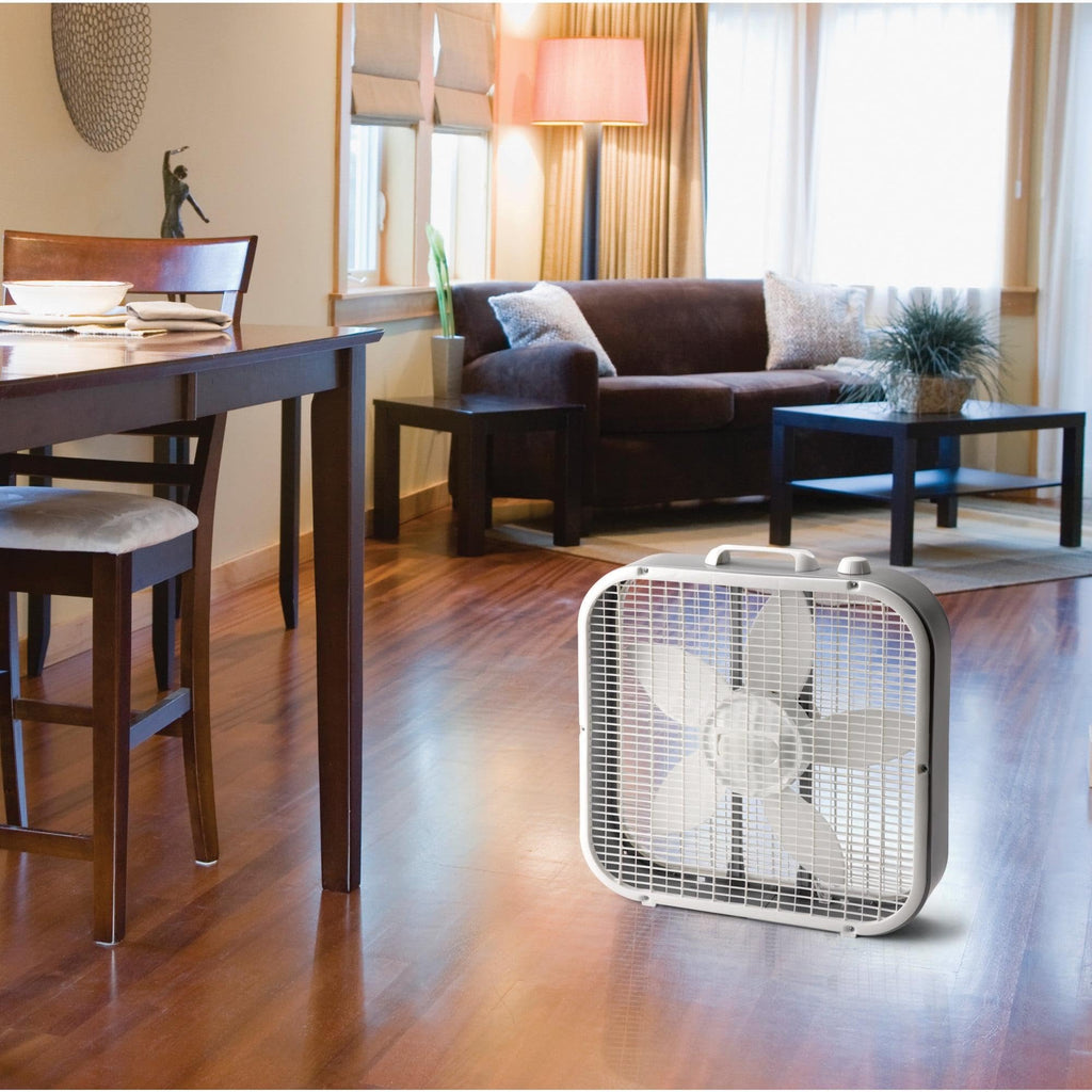 20 Inch White Box Fan V855863