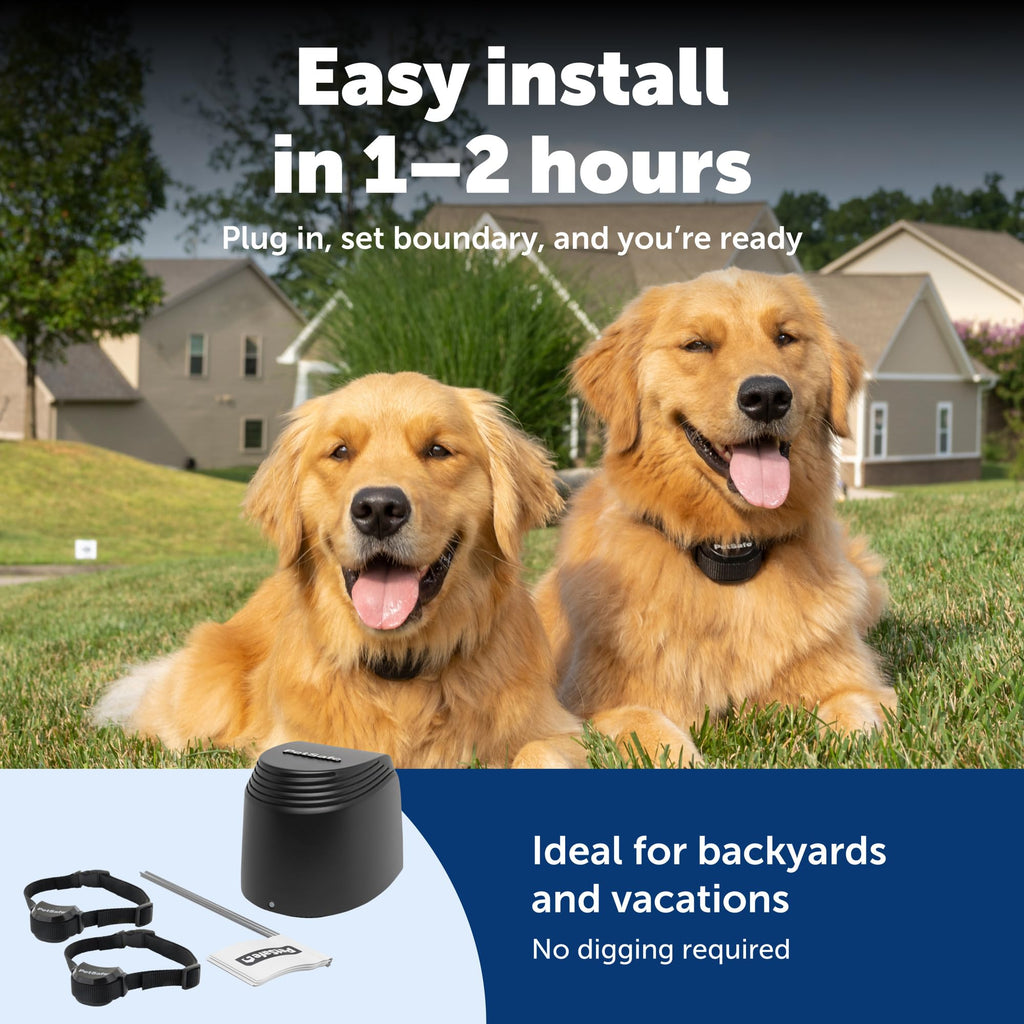 Compact Wireless Fence, 2-Dog, Up to 3/4 Acre T483668