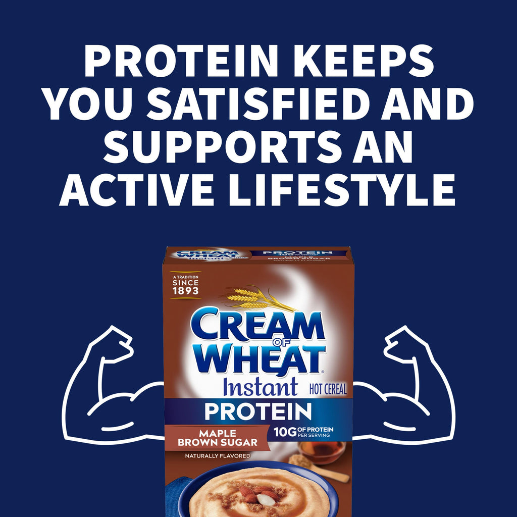 Instant High Protein Hot Cereal, Maple Brown Sugar, 12 Packets G39404