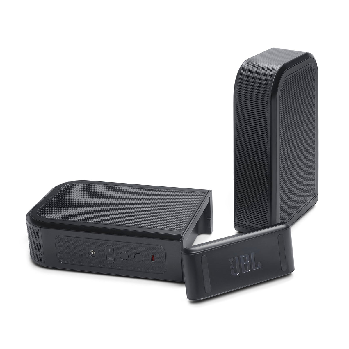 Black Dolby Atmos Soundbar with Detachable Speakers P255