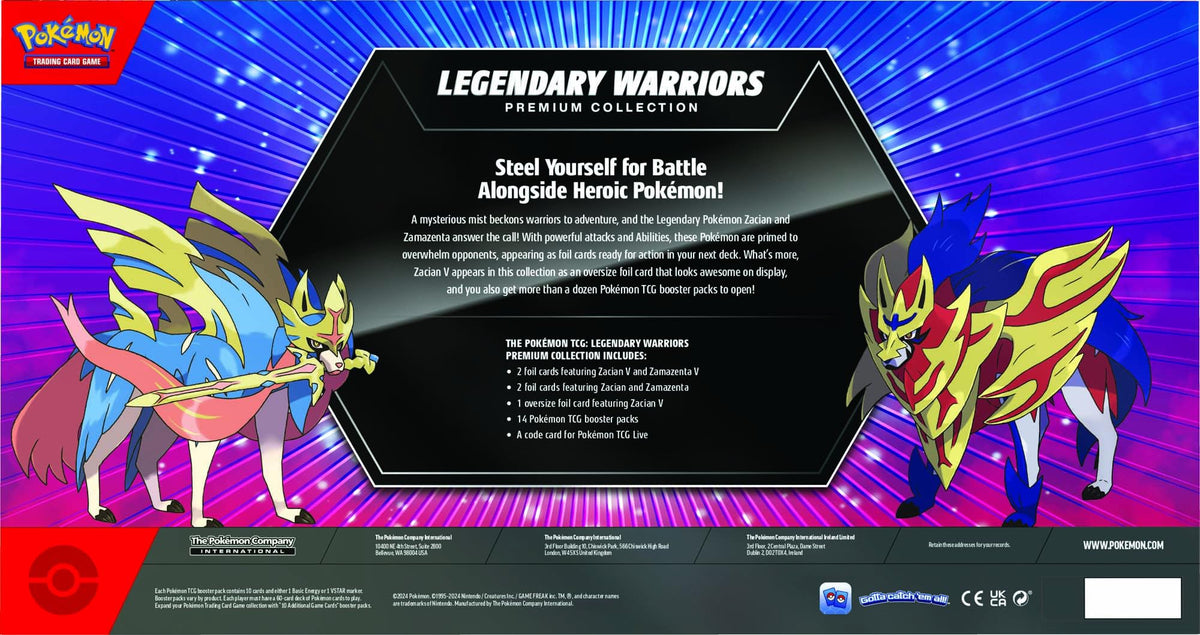 Pokemon TCG 14 Booster Packs Premium Collection Box L815027