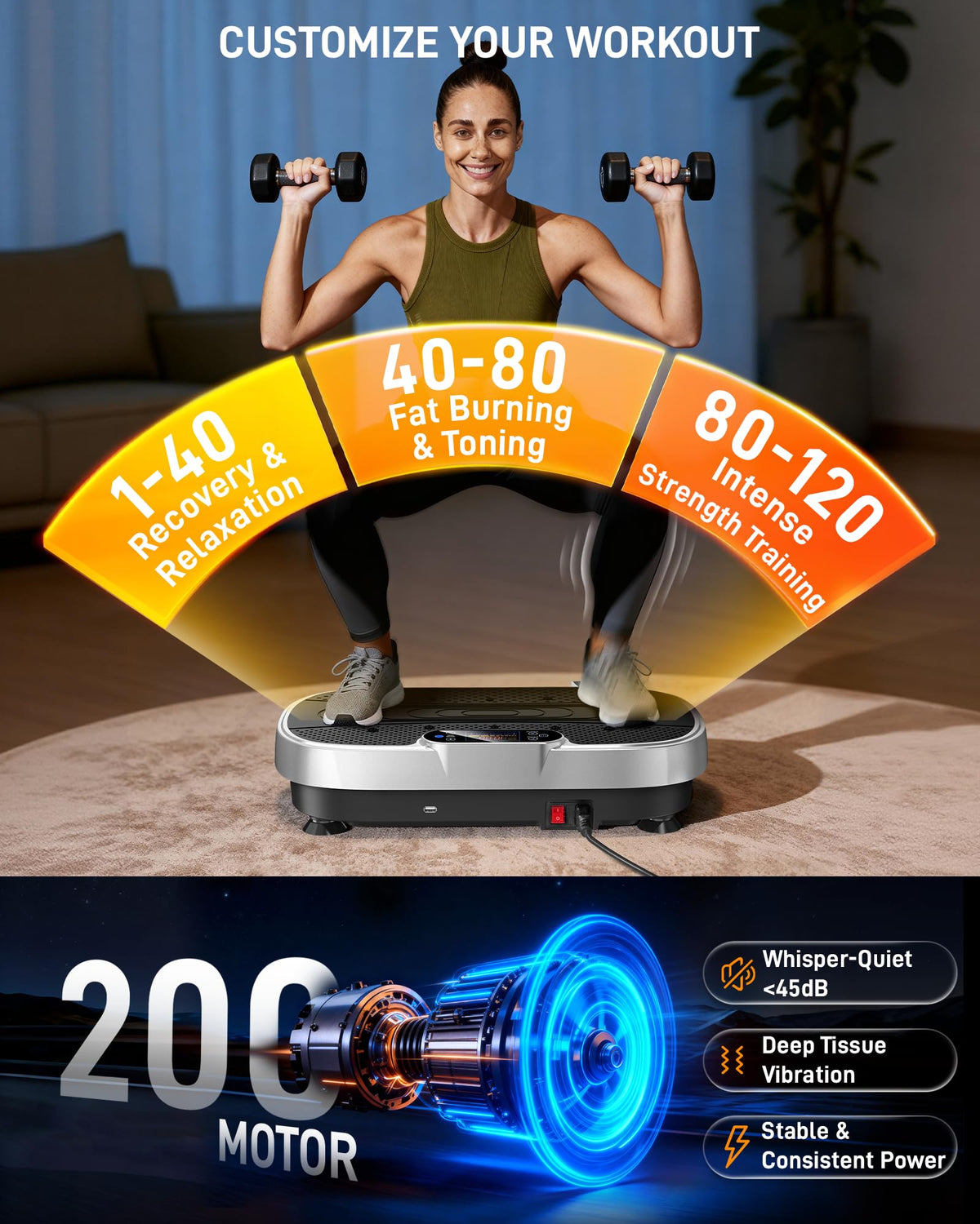 Vibration Plate Exercise Machine N322