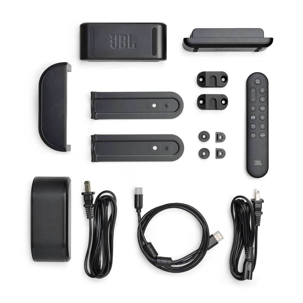 Black Dolby Atmos Soundbar with Detachable Speakers P255