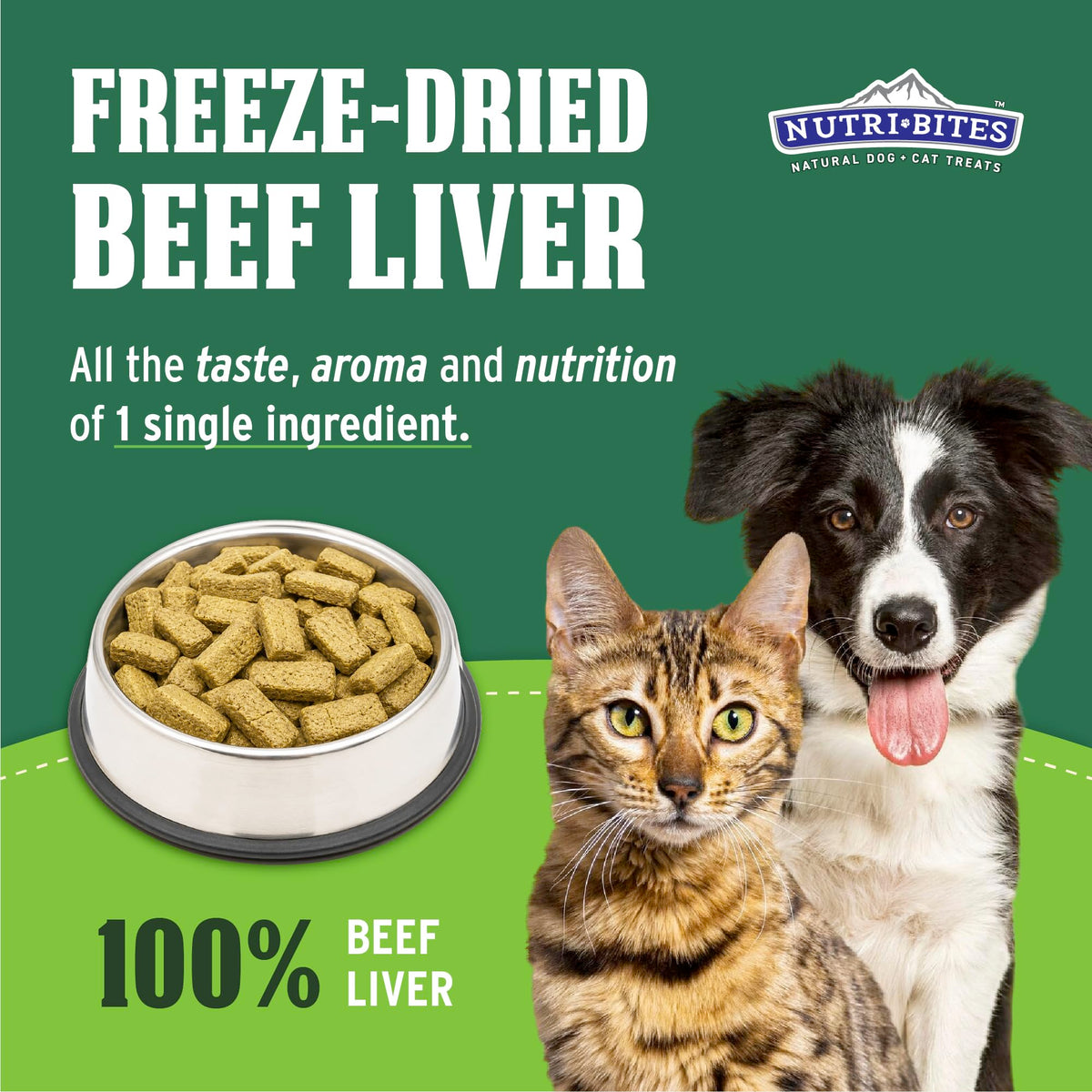 Freeze Dried Beef Liver Dog & Cat Treats S854