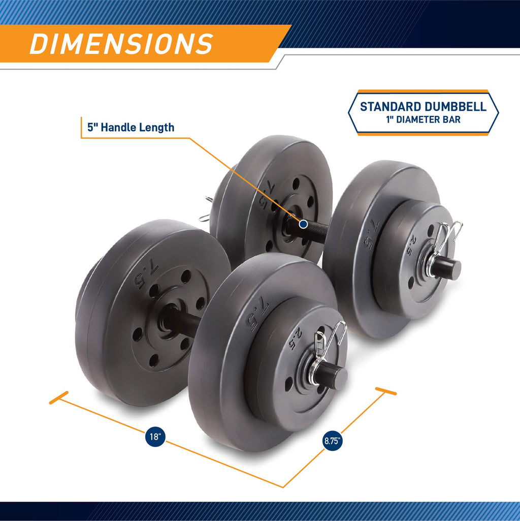 40 lbs Adjustable Dumbbell Set U197