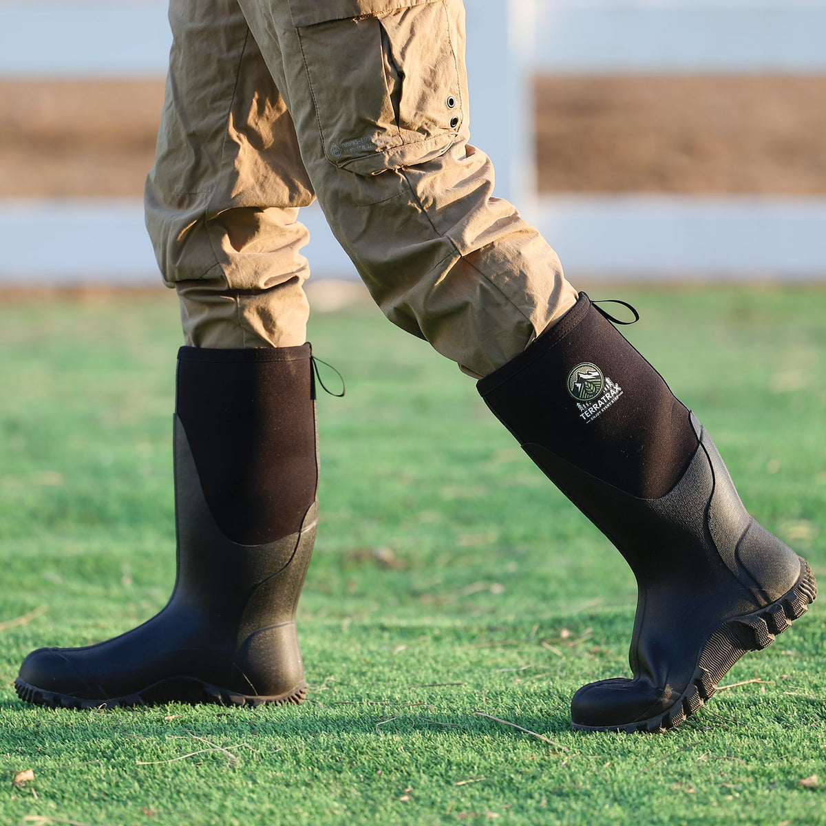 Men's Waterproof 6mm Neoprene Rubber Boots E887111