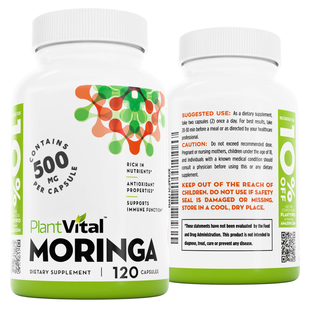 Organic Moringa Capsules 1000mg O542