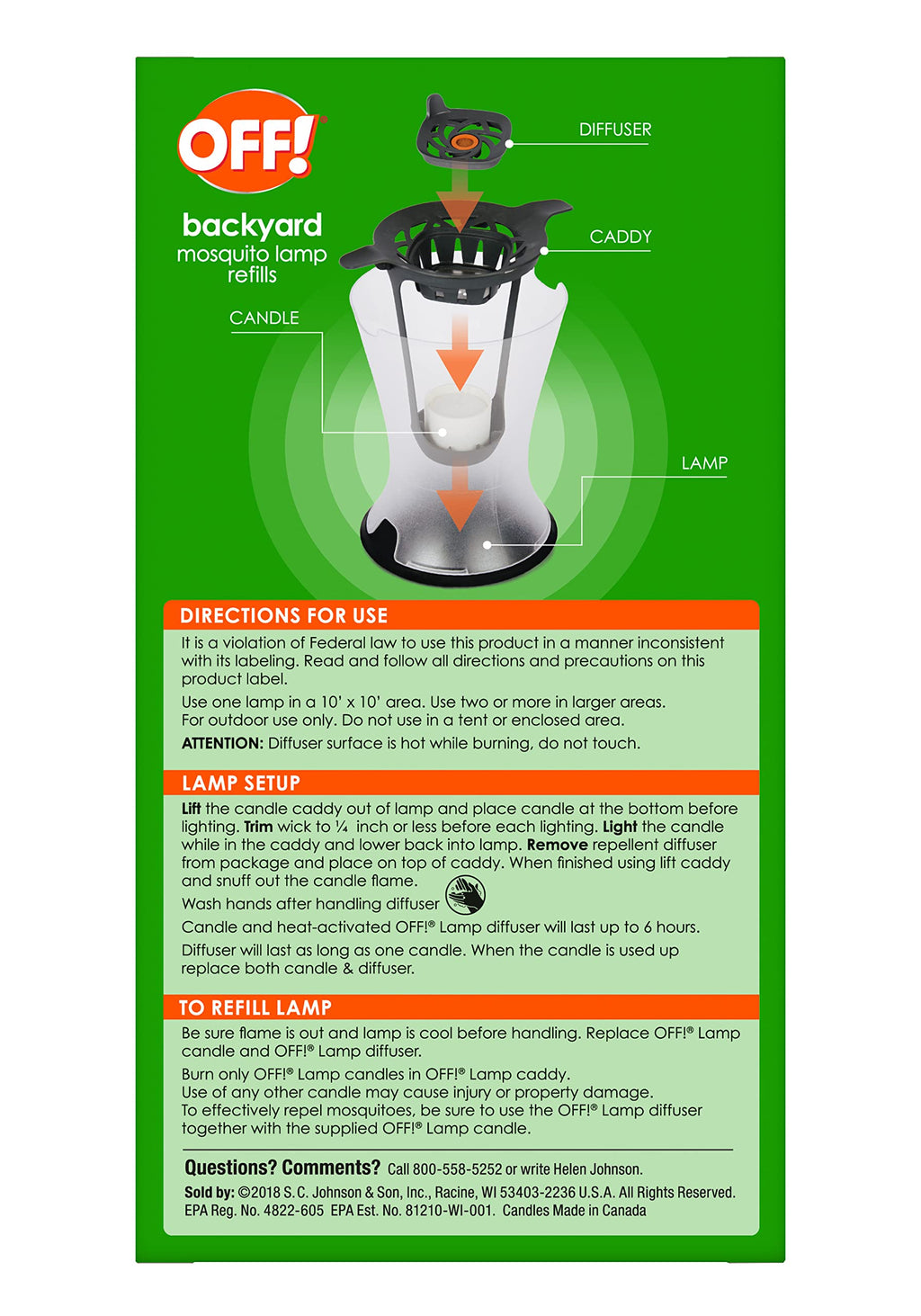 Mosquito Lamp Refill I19971