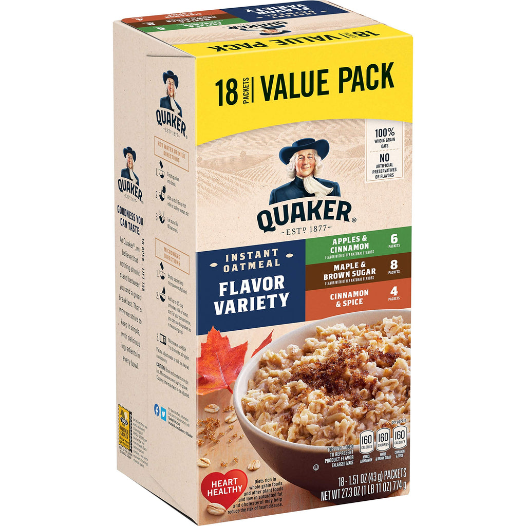 Instant Oatmeal 18 Count P7374