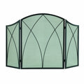 Arched 3-Panel Fireplace Screen T1966