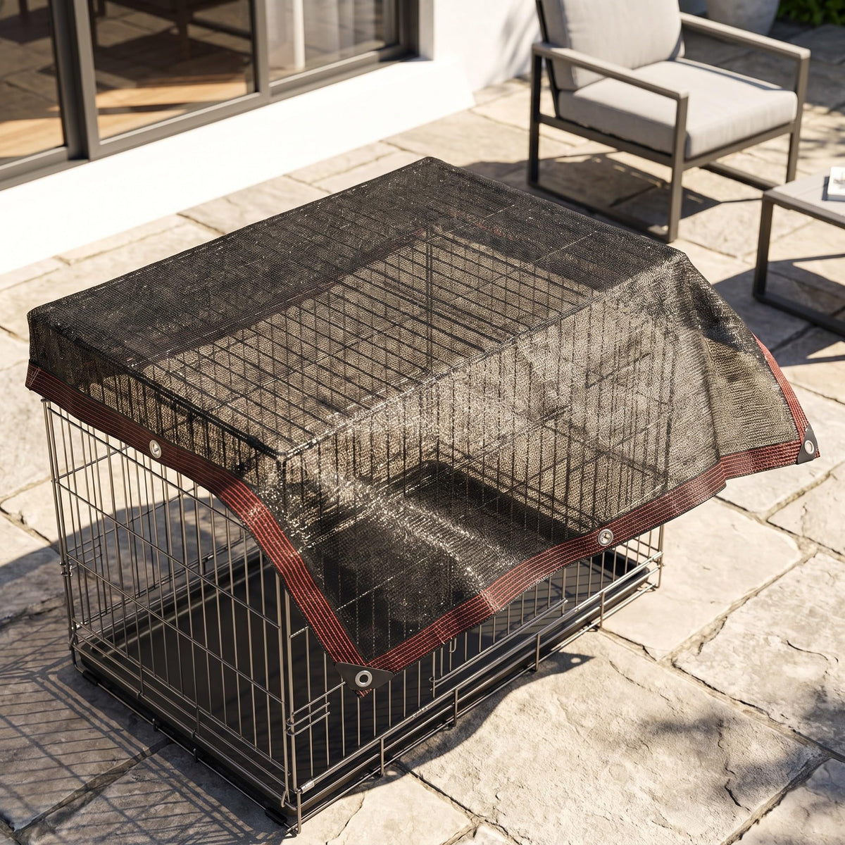 Outdoor Dog Kennel Cover 95% Shade Cloth Waterproof 10x10ft P72369