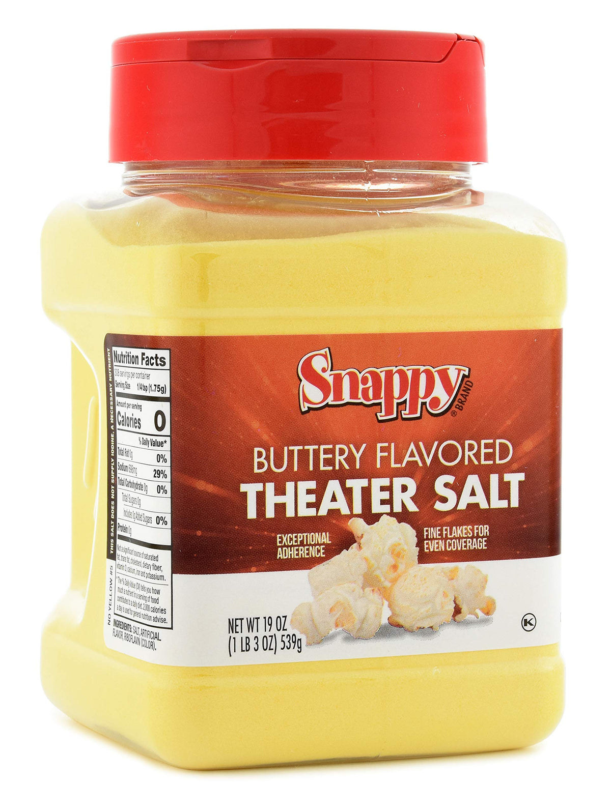 15 oz Coconut Popping Oil, 19 oz Buttery Popcorn Salt D70582